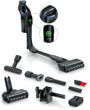 Bosch Unlimited 10 BXS1041BQC Akku-Staubsauger auf weißem Hintergrund