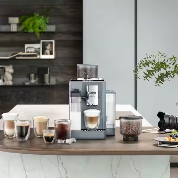 De'Longhi Rivelia EXAM440.55.G mit austauschbaren Bohnenbehältern