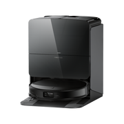 Roborock Saros 10R in Schwarz mit Tank-Dockingstation