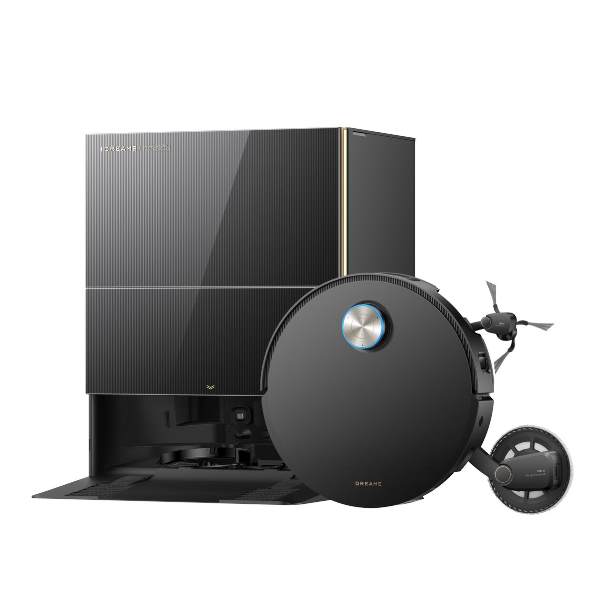 Dreame X60 Pro Ultra Complete Saug- und Wischroboter – Schwarz – Roboter und Station in Schwarz
