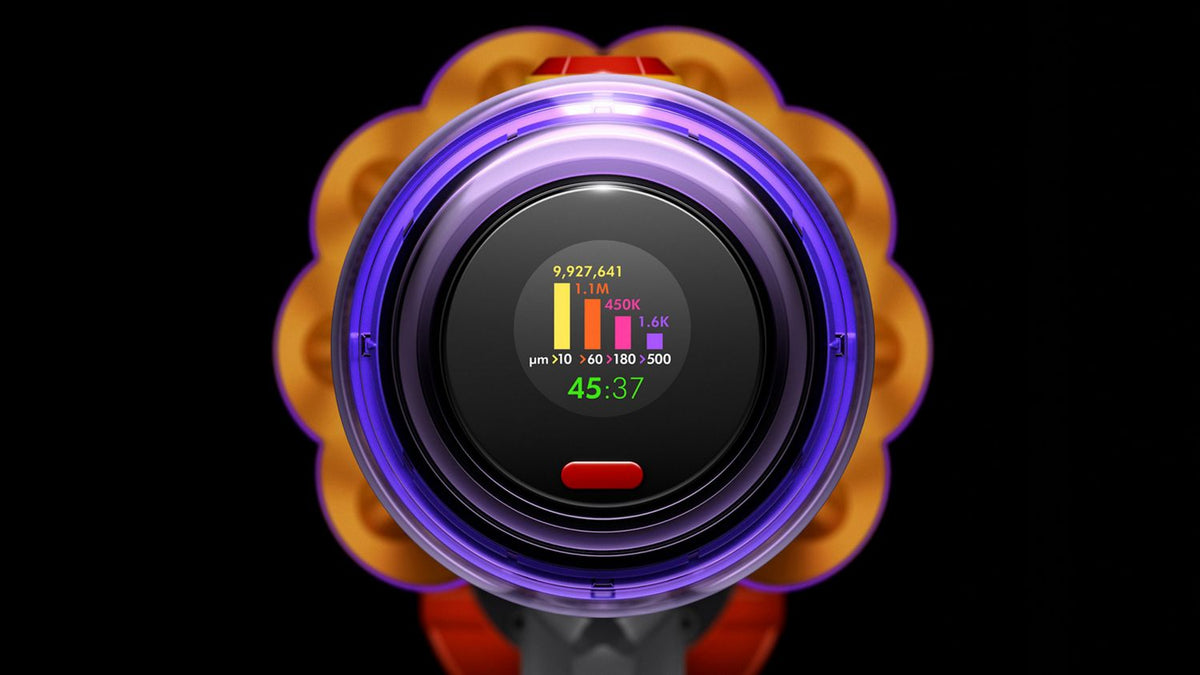 Dyson V12 Detect Slim Absolute Display mit Partikelanzeige