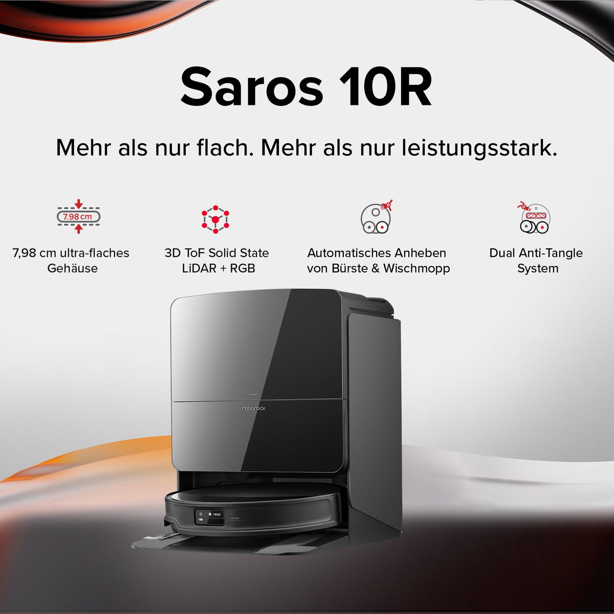 Herstellerübersicht zum Roborock Saros 10R