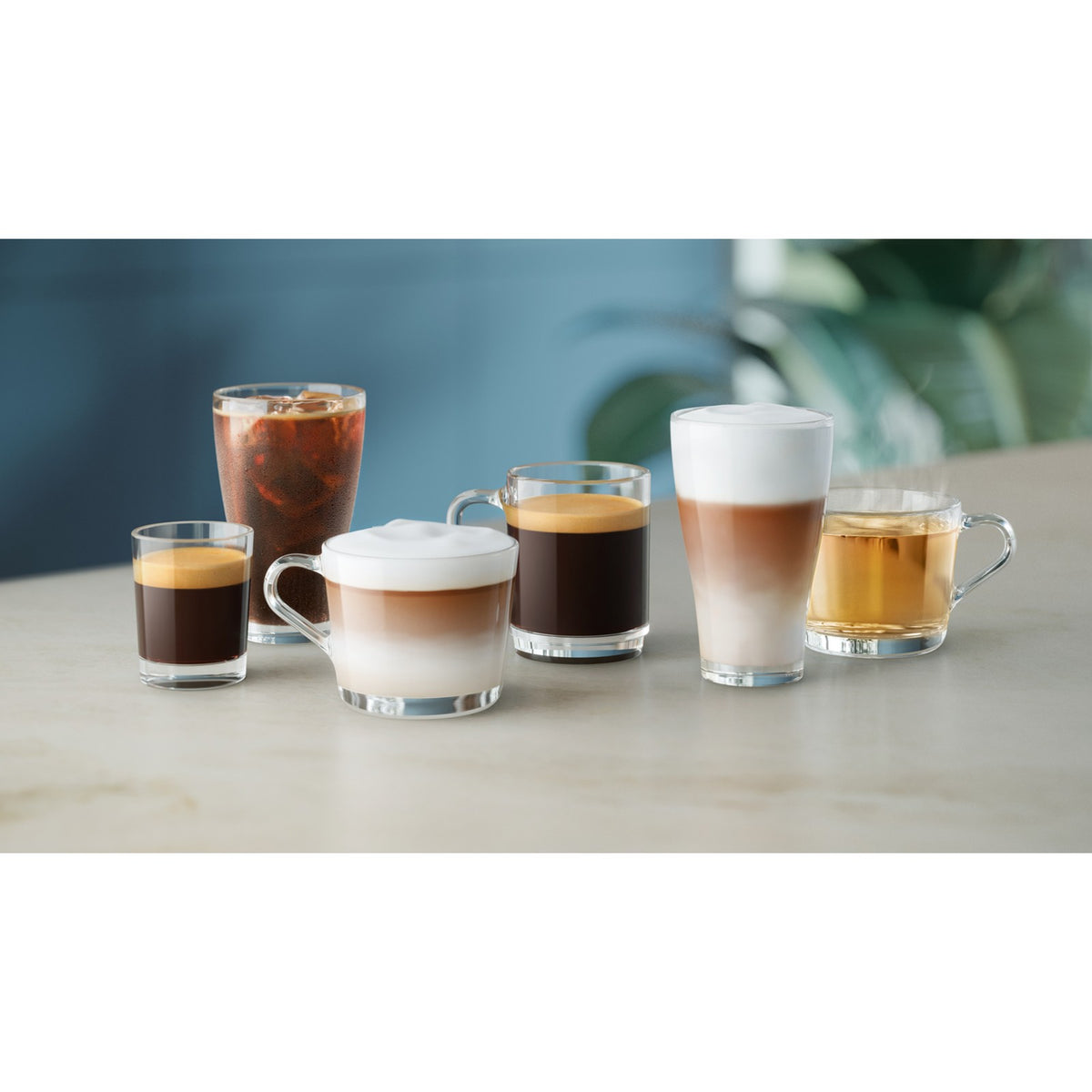 Philips Series 3300 EP3347/90 LatteGo Kaffeevollautomat – Schwarz-Chrom – Beispiele für Getränkeoptionen